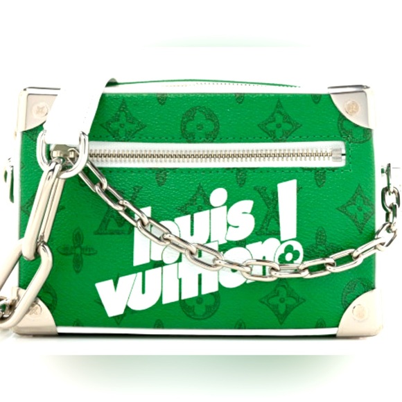Louis Vuitton x Virgil Abloh Vintage Green Monogram Mini Soft Trunk - Picture 5 of 14